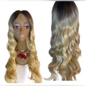 Lace front t- part Synthetic Wig